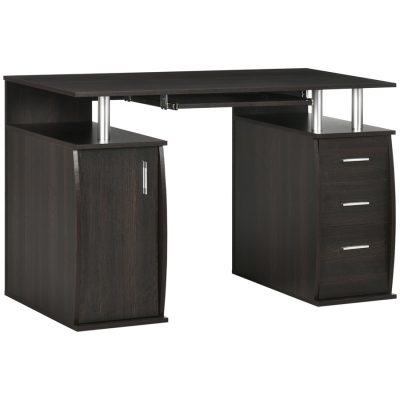 Computer Desk 47.25" x 21.75" x 29.5" Black