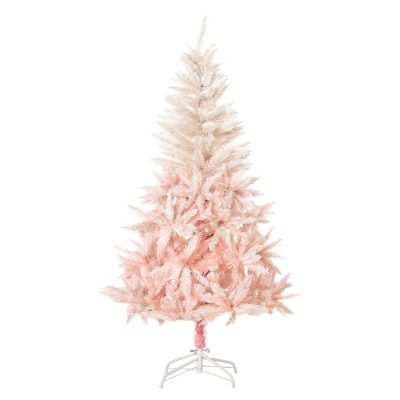 Artificial Christmas Tree 29.5" x 29.5" x 59" Pink