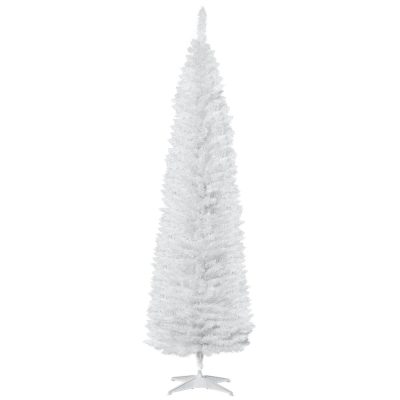 HOMCOM 7フィートスリムモミのクリスマスツリー