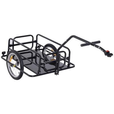Outdoor Storage Trailer 61.5x28.5"x32.35" Black