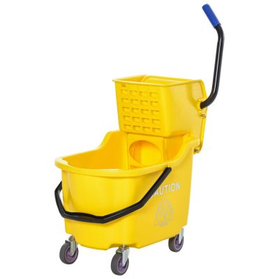 Wringer Bucket 23.5"x14.25"x33" amarillo